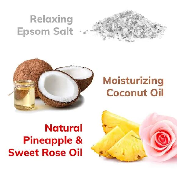 "Be Delicious Blossom" Organic Bath Bomb in kraft box - 5 oz - Picture 4 of 7